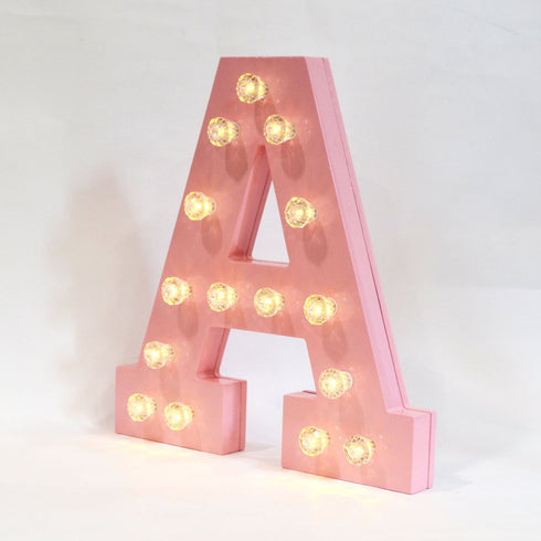 Retro Alphabet Marquee Led Light - 10"